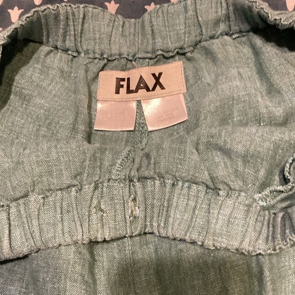 Flax elastic waist pants, size S… i’d call them a medium- large - Picture 2 of 5